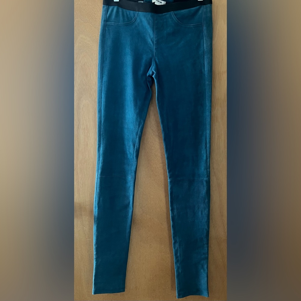 Helmut lang 100% lamb leather skinny pants size 4